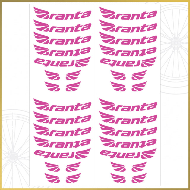 For Branta C45 Wheel Decal Set – 700C Road Bike Rim Stickers (45mm Depth, Glossy / Matte)