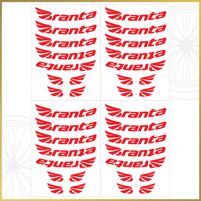 For Branta C45 Wheel Decal Set – 700C Road Bike Rim Stickers (45mm Depth, Glossy / Matte)