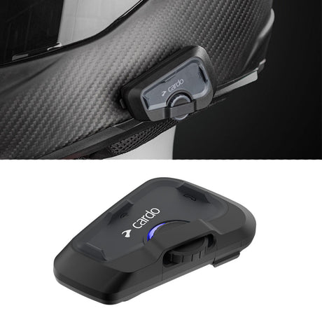Cardo Freecom 4X Motorcycle Bluetooth Communication System Headset Intercom Black - StickerBao Wheel Sticker Store
