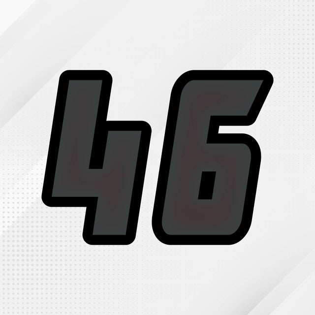 Custom racing number sticker for personalizing race gear diecut stickers motocross off-road rally car number stickers
