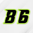 Custom racing number sticker for personalizing race gear diecut stickers motocross off-road rally car number stickers