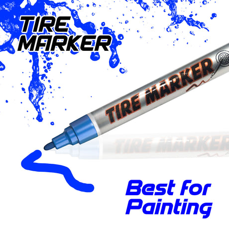 1x Tire Pens Paint Marker Car Motorcycle Tread Waterproof - StickerBao Wheel Sticker Store