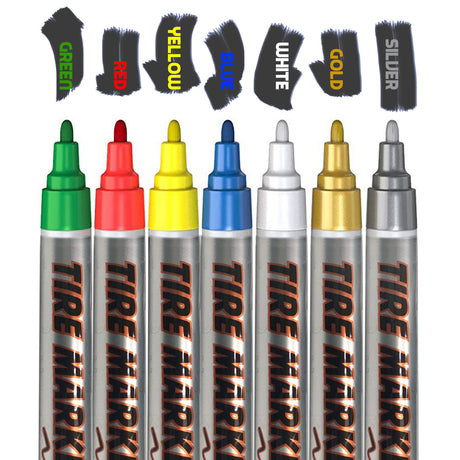 1x Tire Pens Paint Marker Car Motorcycle Tread Waterproof - StickerBao Wheel Sticker Store