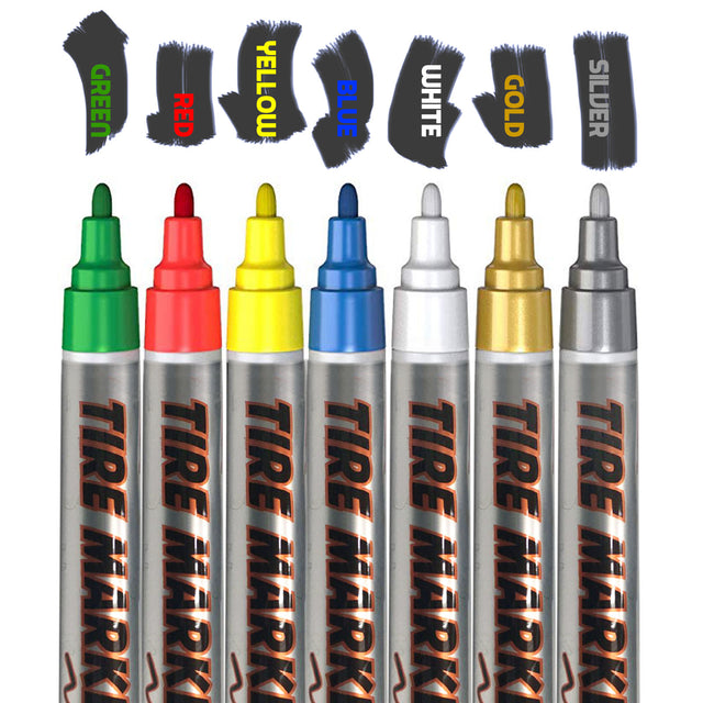 1x Tire Pens Paint Marker Car Motorcycle Tread Waterproof - StickerBao Wheel Sticker Store