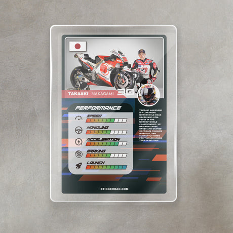 Motorcycle Race Rider Display Decorative Sign Board - StickerBao Wheel Sticker Store