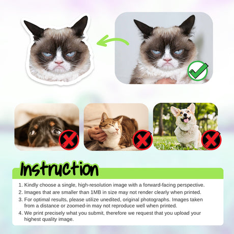 Pet Portrait Stickers | Custom Cat Sticker, Custom contour cut stickers, personalize stickers, Turn Photo Into Sticker, Custom Photo Sticker - StickerBao Wheel Sticker Store