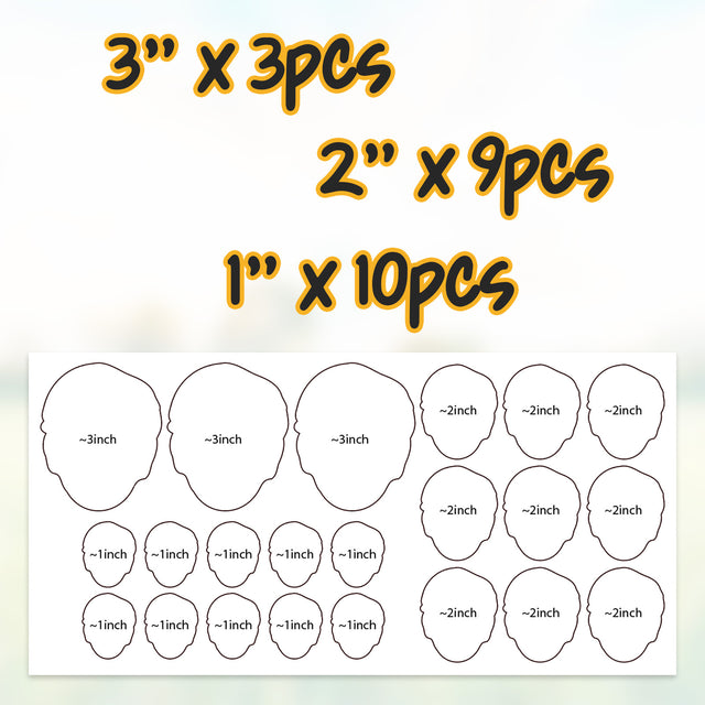 Custom Photo Sticker, Face Sticker Sheet, Personalized Face Sticker Custom Party Favors, Turn Photo Into Sticker, Custom contour cut sticker - StickerBao Wheel Sticker Store