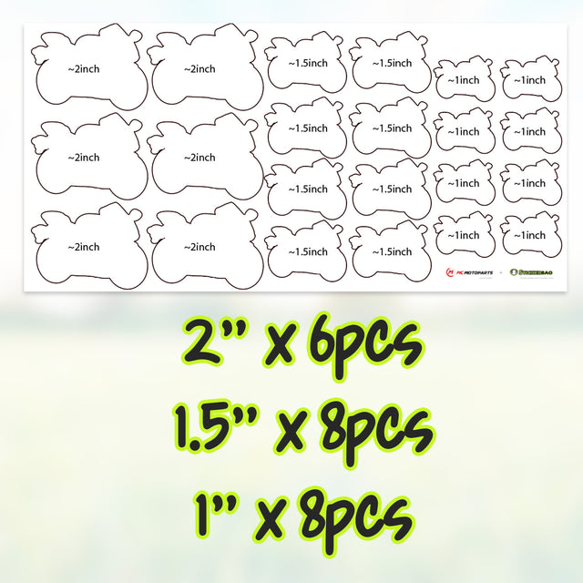 Custom Motorcycle Sticker, Custom Bike Sticker, Custom Photo Sticker, Motor Sticker, Custom Sticker, Gift for Him, Turn Photo Into Sticker - StickerBao Wheel Sticker Store