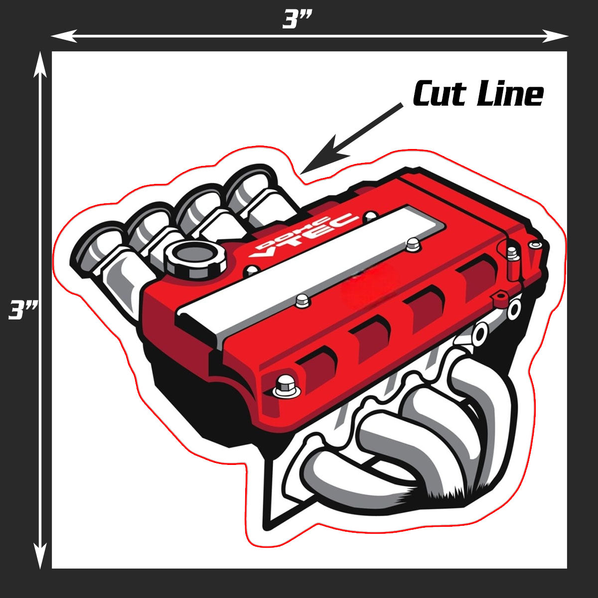 Die Cut Stickers - Glossy / Matte