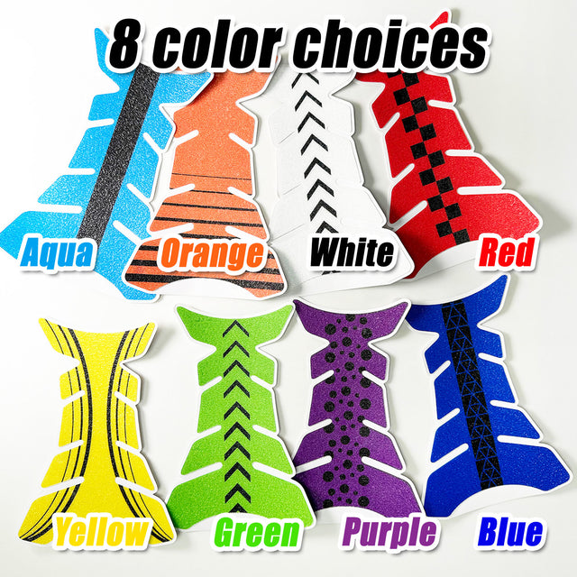 Motorcycle Tank Pad Anti Slip Shield Gas Tank Pad Protector Fish Bone - StickerBao Wheel Sticker Store