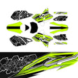 For Suzuki DRZ400 / SM 2000 2001 2002 2003 2004 2005 2006 2007 2008 2009 2010 2011 2012 2013 2014 2015 2016 2017 2018 2019 Motocoss MX Dirt Bike Fairing Wrap Sticker Graphic Vinyl Decal Radiator Shroud Front Rear Fender Low Fork Swing Panel Backgrounds Airbox Fashion Accessory Kit Set F03 Stickerbao