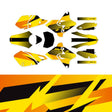 For Suzuki DRZ400 / SM 2000 2001 2002 2003 2004 2005 2006 2007 2008 2009 2010 2011 2012 2013 2014 2015 2016 2017 2018 2019 Motocoss MX Dirt Bike Fairing Wrap Sticker Graphic Vinyl Decal Radiator Shroud Front Rear Fender Low Fork Swing Panel Backgrounds Airbox Fashion Accessory Kit Set F04 Stickerbao
