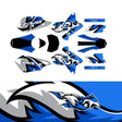 For Suzuki DRZ400 / SM 2000 2001 2002 2003 2004 2005 2006 2007 2008 2009 2010 2011 2012 2013 2014 2015 2016 2017 2018 2019 Motocoss MX Dirt Bike Fairing Wrap Sticker Graphic Vinyl Decal Radiator Shroud Front Rear Fender Low Fork Swing Panel Backgrounds Airbox Fashion Accessory Kit Set F05 Stickerbao