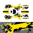 For Suzuki DRZ400 / SM 2000 2001 2002 2003 2004 2005 2006 2007 2008 2009 2010 2011 2012 2013 2014 2015 2016 2017 2018 2019 Motocoss MX Dirt Bike Fairing Wrap Sticker Graphic Vinyl Decal Radiator Shroud Front Rear Fender Low Fork Swing Panel Backgrounds Airbox Fashion Accessory Kit Set F09 Stickerbao