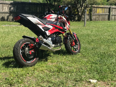 For Honda GROM Logo MSX125 RAZ 12 inch  Rim Wheel Stickers RR04W Rim Edge Tapes - StickerBao Wheel Sticker Store