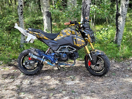 For Honda GROM Logo MSX125 STRIPE 09 12 inch  Rim Wheel Stickers SS09B Rim Edge Tapes - StickerBao Wheel Sticker Store