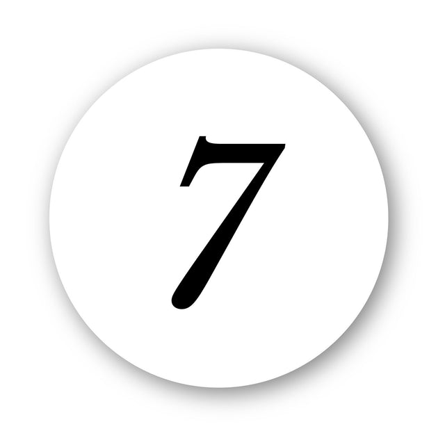 Calcomanía de vinilo con números de carreras de autocross personalizados, 2 piezas, círculo, palabras negras, fondo blanco, diámetro de 8 pulgadas, 10 pulgadas, 12 pulgadas, 15 pulgadas y 18 pulgadas