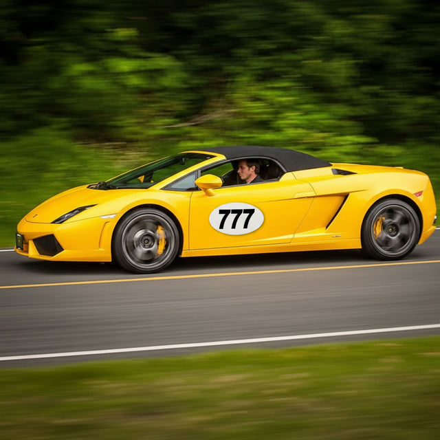 Custom Racing Number Stickers - Race Oval Number - Racing Numbers Set of 2 - 006F