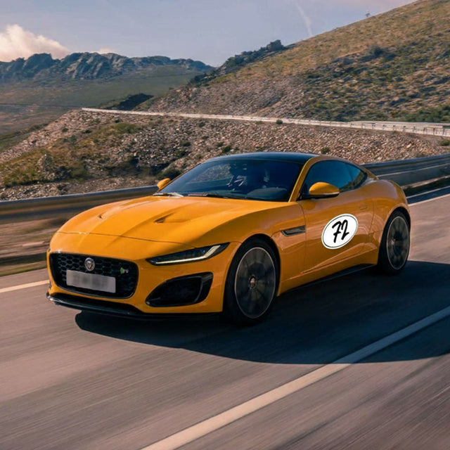 Custom Racing Number Stickers - Race Oval Number -Personalized Decal Kit (Set of 2) - 006M