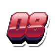 Stand out from the pack with our unique racing number designs.