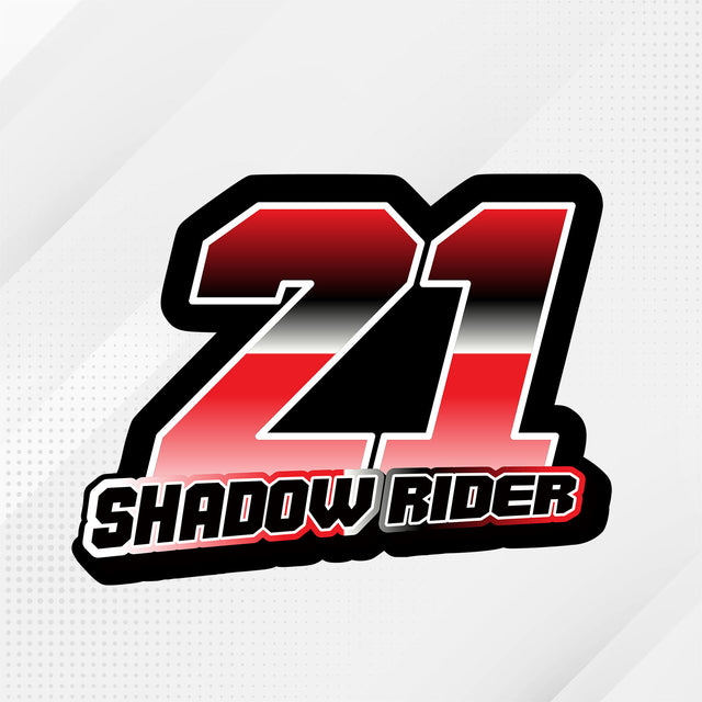 Personalize your racing experience with our custom number decals.