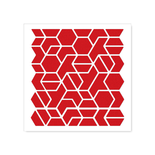 Reflective Helmet Stickers Motorcycle frame Sticker DIY Decal HEX 12CM - StickerBao Wheel Sticker Store