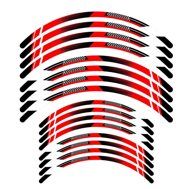 21 inch 19 inchRim Wheel Stickers A01B ARROW Dirt Bike Rim Edge Stripes | For TM Racing TM 125 MX.