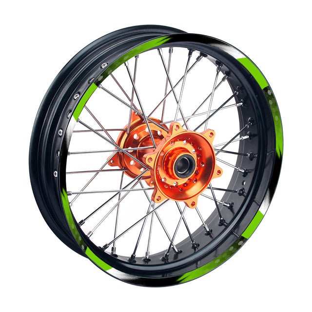21 inch 18 inch Rim Wheel Stickers B01B ARROW MX Dirt Bike Rim Edge Stripes For Aprilia BMW SUR-RON TM Racing - StickerBao Wheel Sticker Store