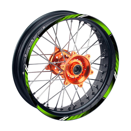 21 inch 18 inch Rim Wheel Stickers D01B DOTTON MX Dirt Bike Rim Edge Stripes For Kawasaki - StickerBao Wheel Sticker Store