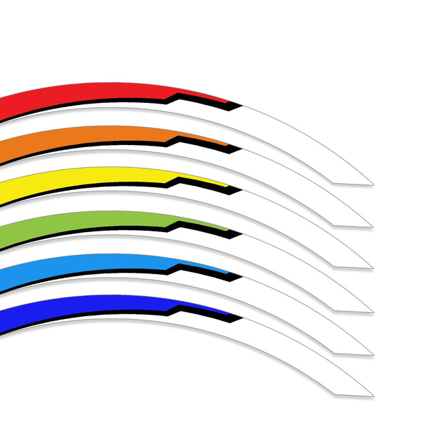 For Razor RSF650 SX500 14 inch Rim Wheel Stickers RR04W RAZ Rim Edge Tapes - StickerBao Wheel Sticker Store