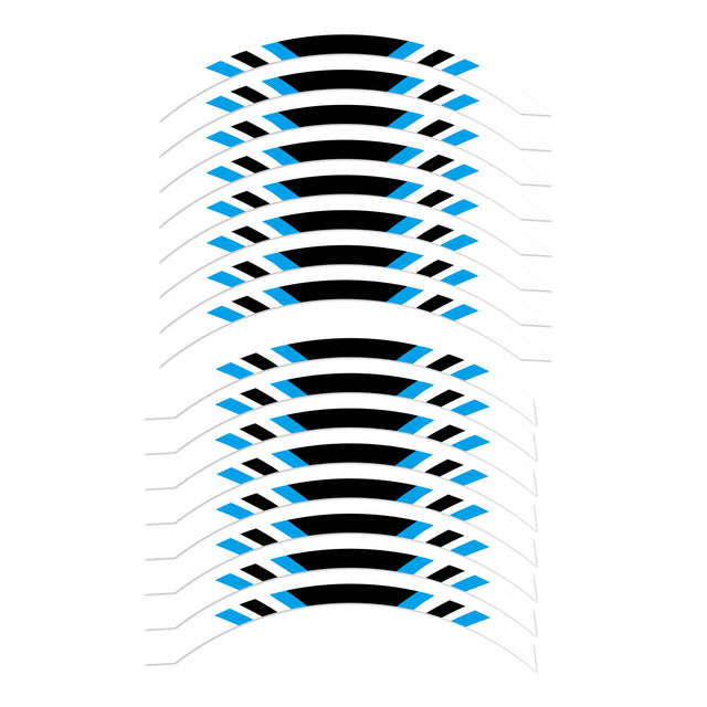 For Razor RSF650 SX500 14 inch Rim Wheel Stickers SS08W Stripe Rim Edge Tapes - StickerBao Wheel Sticker Store