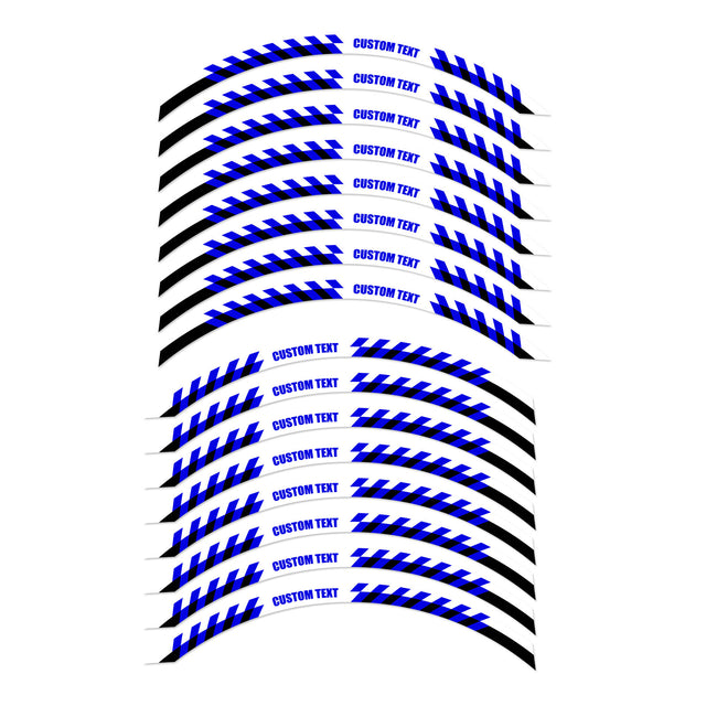 For Razor MX 350 400 RSF350 SX 125 350 12 inch Custom Rim Wheel Stickers SS09B Stripe Rim Edge Tapes - StickerBao Wheel Sticker Store