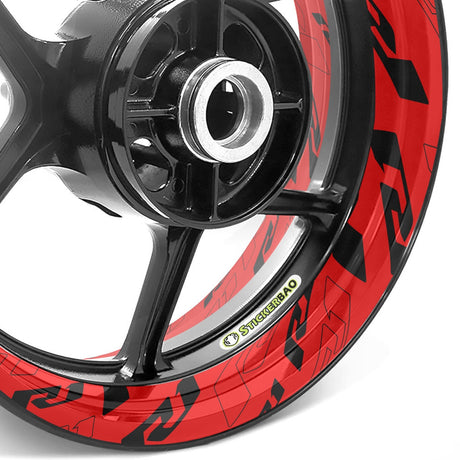 For Yamaha R1 Logo YZF R1 17 inch Rim Wheel Stickers TA001 Whole Rim Decal - StickerBao Wheel Sticker Store