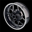 17 inch White Reflective Standard Edge Rim Sticker Universal Motorcycle Rim Wheel Stripe Decal For Ducati - StickerBao Wheel Sticker Store
