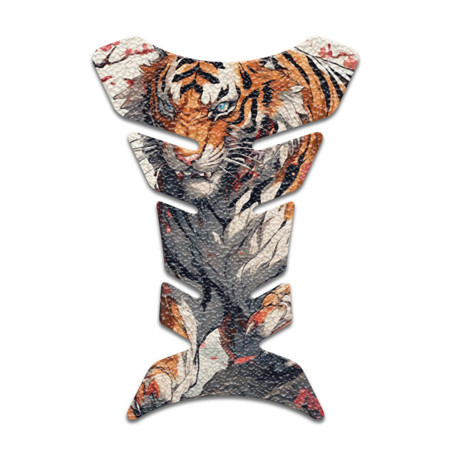Motorcycle Tank Protectors Tank Pad Gas Anti Slip Pattern Fish Bone Japanese Sci Fi