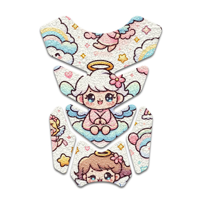 Motorcycle Tank Protectors Gas Tank Pad Shield Anti Slip Pattern Anime Artistic