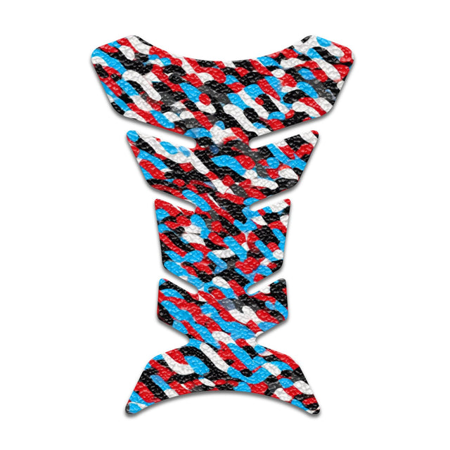 Motorcycle Tank Protectors Tank Pad Gas Anti Slip Pattern Fish Bone Abstract Anime