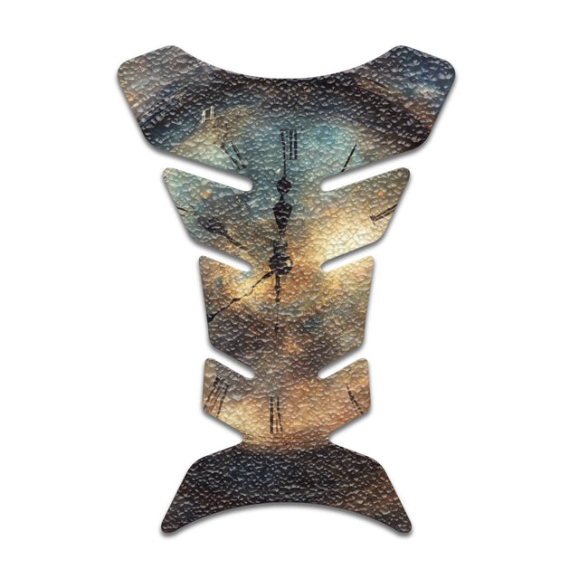 Motorcycle Tank Protectors Tank Pad Gas Anti Slip Pattern Fish Bone Anime Artistic