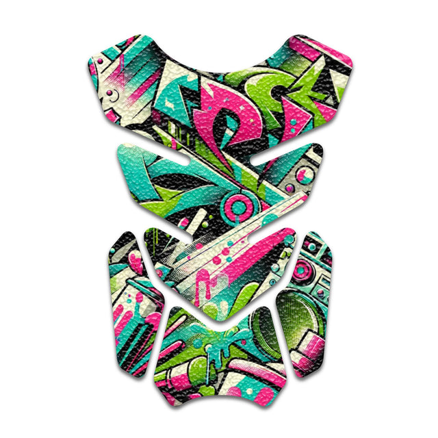 Motorcycle Tank Protectors Gas Tank Pad Shield Anti Slip Pattern Anime Artistic