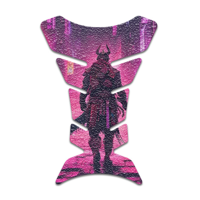 Motorcycle Tank Protectors Tank Pad Gas Anti Slip Pattern Fish Bone Neon Fantasy Art