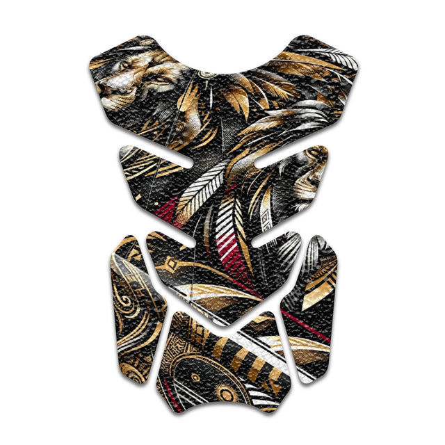 Motorcycle Tank Protectors Gas Tank Pad Shield Anti Slip Pattern Japanese Sci Fi