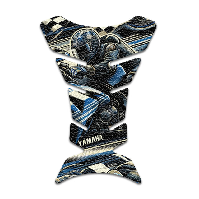 Motorcycle Tank Protectors Tank Pad Gas Anti Slip Pattern Fish Bone Anime Artistic