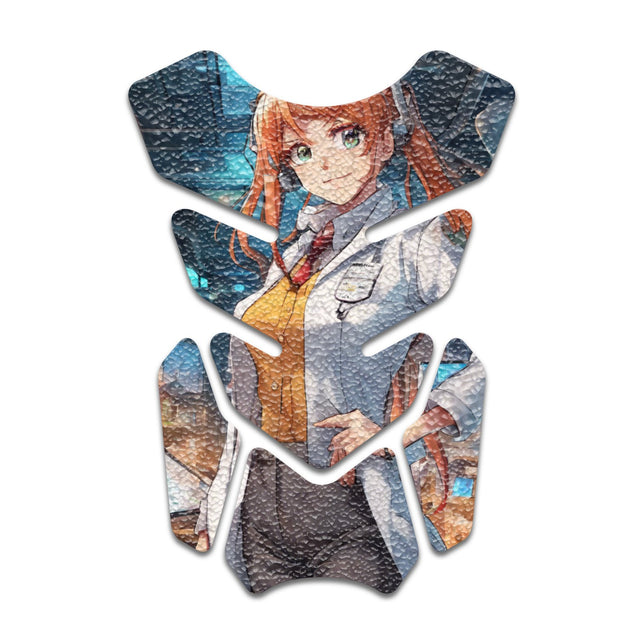 Motorcycle Tank Protectors Gas Tank Pad Shield Anti Slip Pattern Anime Artistic