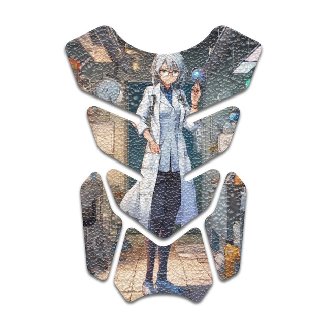 Motorcycle Tank Protectors Gas Tank Pad Shield Anti Slip Pattern Anime Artistic