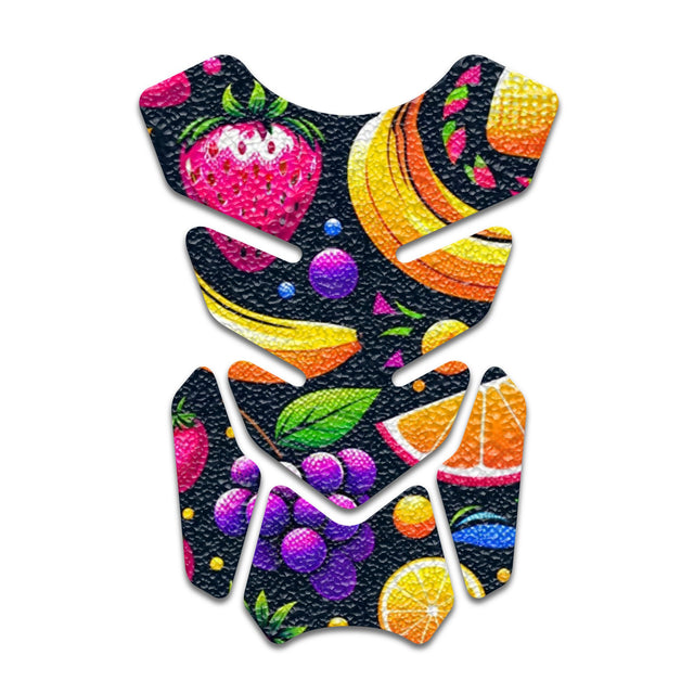 Motorcycle Tank Protectors Gas Tank Pad Shield Anti Slip Pattern Neon Fantasy Art