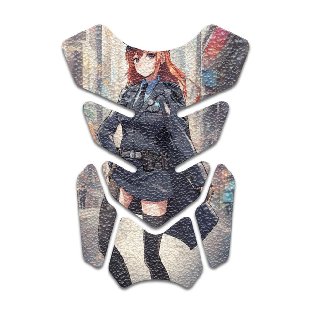 Motorcycle Tank Protectors Gas Tank Pad Shield Anti Slip Pattern Anime Artistic