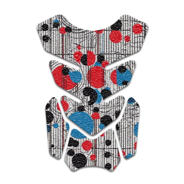 Motorcycle Tank Protectors Gas Tank Pad Shield Anti Slip Pattern Neon Fantasy Art