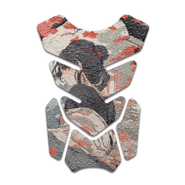 Motorcycle Tank Protectors Gas Tank Pad Shield Anti Slip Pattern Anime Artistic