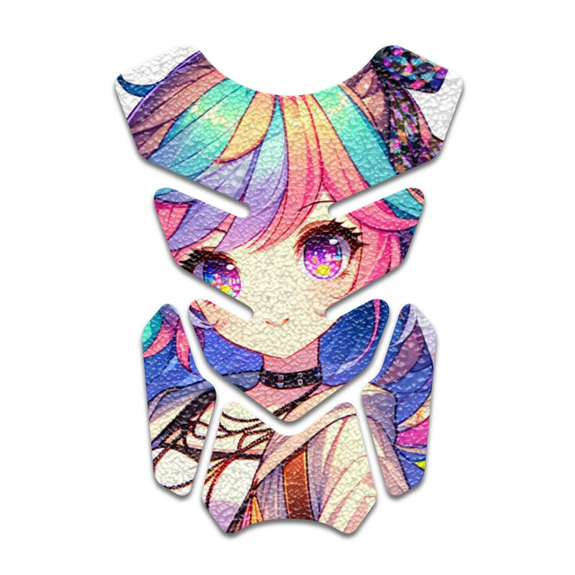 Motorcycle Tank Protectors Gas Tank Pad Shield Anti Slip Pattern Anime Artistic