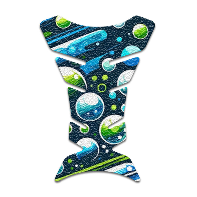Motorcycle Tank Protectors Tank Pad Gas Anti Slip Pattern Fish Bone Abstract Anime